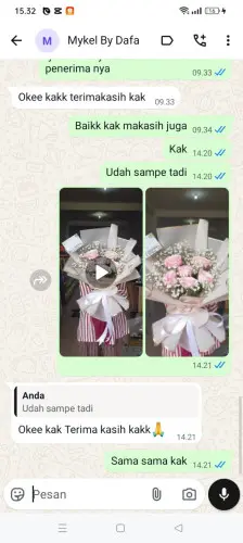 Testimonial Buket Bunga jayapura