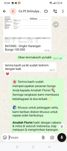 Testimonial Papan Bunga jayapura