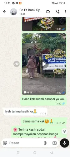 Testimonial Papan Bunga jayapura