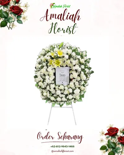 Krans Bunga Duka Cita jayapura